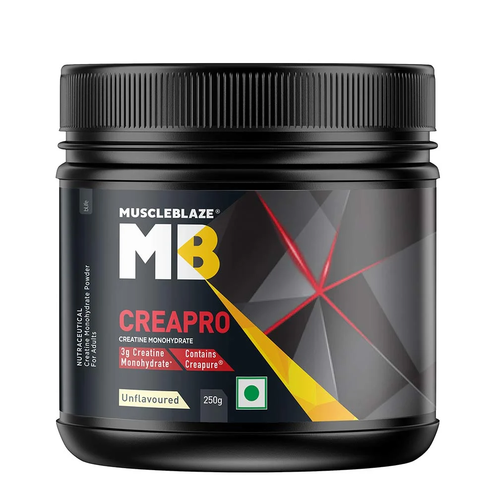 MB MuscleBlaze CreaPRO Creatine with Creapure® Powder from Germany, 250 g (0.55 lb)